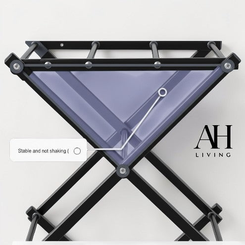 3-Tier Extendable Clothes Airer (Black)